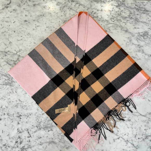 Burberry Cashmere Bandana Scarf Brand New - Picture 3 of 8